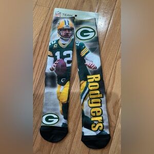 NFL Green and White Aaron Rodgers Apparel